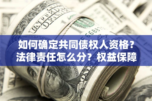 北京如何确定共同债权人资格？法律责任怎么分？权益保障技巧揭秘！