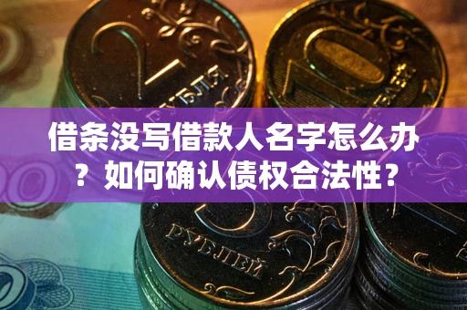 北京借条没写借款人名字怎么办？如何确认债权合法性？