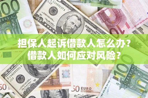 北京担保人起诉借款人怎么办？借款人如何应对风险？